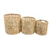 3 Three Hands Woven Baskets