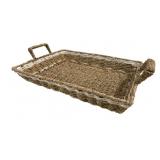 Three Hands Seagrass Tray w/ Handles
