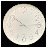 Three Hands Quartz Wall Clock - 20" Round