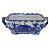Blue & White Porcelain Planter 4.5"x12"x6"