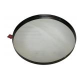 Three Hands Metal Framed CIrcle Wall Mirror
