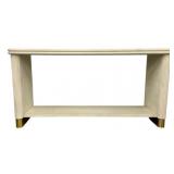 Elk Home Fluted Console on Brass Tone Base