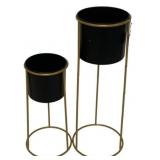 2 Three Hands Metal Plant Stands - 29.75 x 10