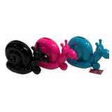 3 Three Hands Snail Banks - 8.25 x 3.5 x 5.5