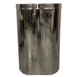 Chrome Finish Trash Can 28 x 19
