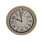 Three Hands Wall Clock Decor 32"