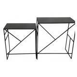 Three Hands Set of 2 Nesting Tables