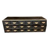 Vintage Industrial Hardware Storage Drawers