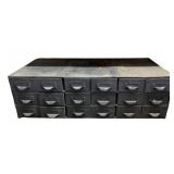 Vintage Industrial Hardware Storage Drawers
