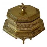 Brass Trinket Box - 5 x 7