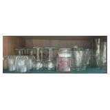 Cabinet Lot of Assorted Glasses
