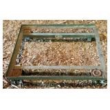 Metal Rolling Stand  - 4.5 x 23 x 27
