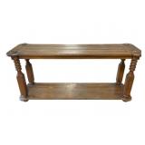 Wood Console Table - 25 x 58 x 16