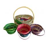 Assorted Colored Easter Baskets