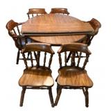 Dining Table w/ 6 chairs & 2 Leaves