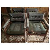 4 Side Chairs - as is - 32 x 24.5 x 23
