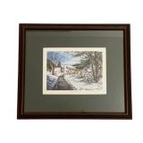 Framed Print - Signed - 17.25 x 14.5