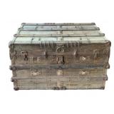 Vintage Flat Top Trunk - 23 x 37 x 21