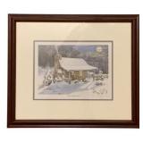 Framed Print "Time Stands Still" Signed