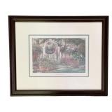 Framed Print "New Garden" - Signed - 14 x 15.75