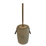 Vintage Crock Butter Churn w/ lid & plunger