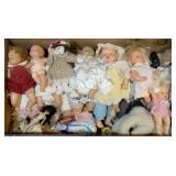 Lot of Assorted Vintage Dolls & More