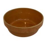 Vintage Watt Pottery Pumpkin-glazed Stoneware bowl