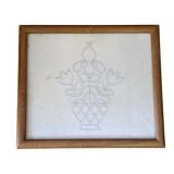 Framed Needlepoint - 13 x 15.5