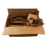 Box Lot of Assorted Wood Items
