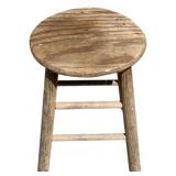 Primitive Wooden Stool - 17 x 13