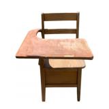 Vintage Old School House Desk & Chair