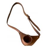 Vintage Leather Waist Fishing Rod Holder Belt
