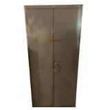 Metal 2-Door Storage Cabinet - 78 x 35 x 22