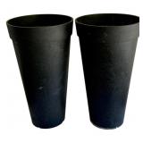 2 Plastic Planters - 26 x 15