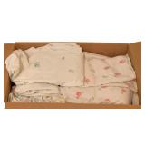 Box Lot of Assorted Linens