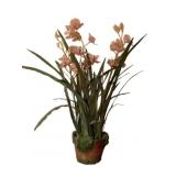 Faux Flower Decoration - 42" Tall