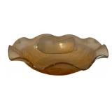 Carnival Glass Bowl - 11" round