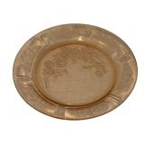 Pink Depression Glass Plate - 9" round