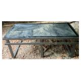 Glass Top Coffee Table - 18.5 x 47 x 23