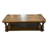 Wood Coffee Table - 17 x 52 x 23.5