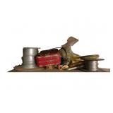 Assorted Items on Shelf