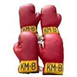 2 Pairs of KM-8 Boxing Gloves - size Med/Large