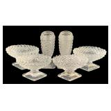 6 Assorted Glass Items - 3.5" Tall
