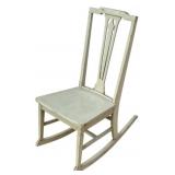 Painted Wooden Rocker - 35 x 18 x 26.5