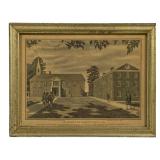 Framed Vintage University of Pennsylvania Print