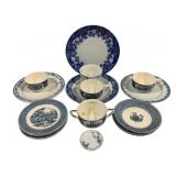 Assorted Blue & White China