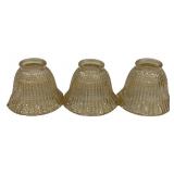 3 Glass Globes - 4 x 4.75