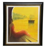 Framed Seriolithograph "D