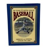 100 Years of Major League Baseball Hardcover Book