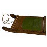 Antique Child's Wooden Sled - 26 x 14 x 5